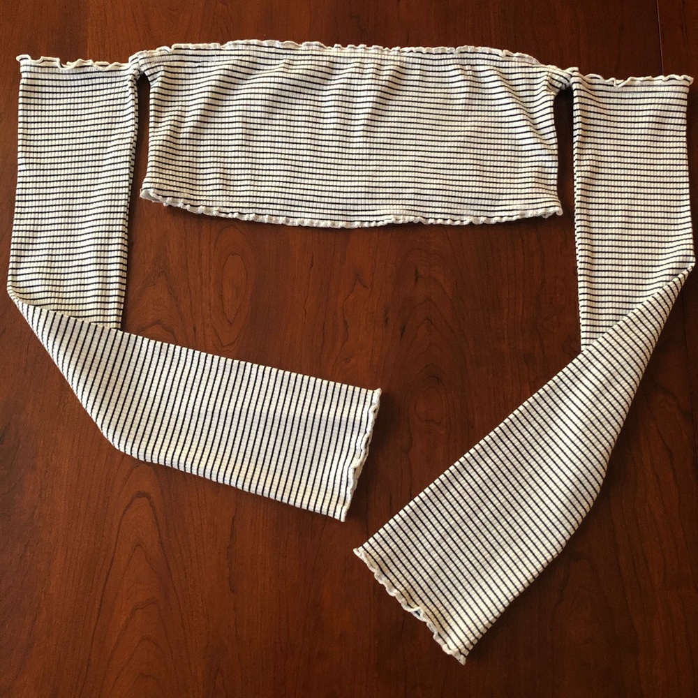 Out from under urban outfitters striped crop top